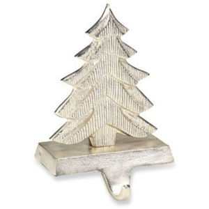 Hot Sale Wood Base Aluminium Top Christmas <b>Stocking</b> <b>Holder</b> For Hanging Decorative Use Xmas <b>Stocking</b> <b>Holder</b> With Silver Tree Top - Product Image 4