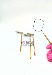 Miroir d'extension de cils de haute qualité, nouveau design, éclairé, en acier inoxydable, finition argentée, logo personnalisé, instruments de beauté - Product Image 2