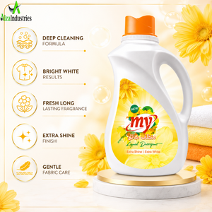 Daily Care Liquid <b>Laundry</b> <b>Detergent</b> | Strong Cleaning Formula for Fresh Soft Bright Clothes Care Fabric Protection Daily Use - Product Image 6