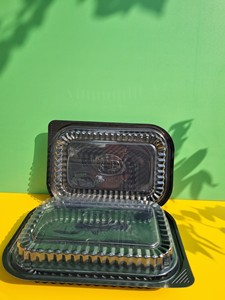 Conteneur alimentaire jetable en plastique noir à 1 compartiment, plusieurs tailles, haut de gamme, produits les plus populaires 2026, avec couvercle, direct usine - Product Image 3