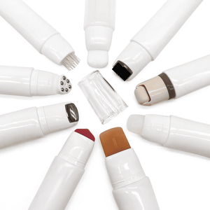 High Quality PE Oval Tube for Packaging <b>Sunscreen</b> and Skincare Cream with Silk Printing and Hot Stamping with Gold Plated Cap - Product Image 6