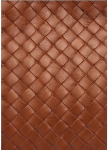 Sac fourre-tout hobo en cuir véritable tressé pour femme, personnalisé, de luxe, avec fermeture éclair et chaînes, 55x8x33 CM, vente en gros - Product Image 5