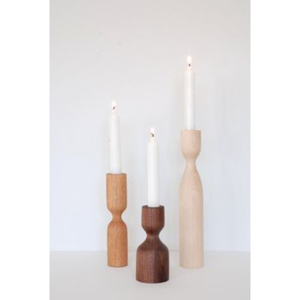 Mango Wooden Candlestick Holder Column Shape Natural Color Home Decoration <b>Taper</b> <b>Candle</b> Stand Lighting <b>Candle</b> <b>Taper</b> On Sale - Product Image 4