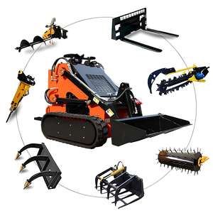 Изысканный превосходный гусеничный Противоскользящий погрузчик, 4wd трактор с фронтальным погрузчиком - Product Image 1