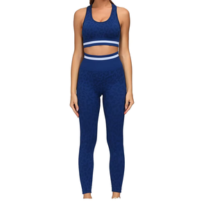 OEM Women Yoga Set Custom Gym Wear Fitness Clothing Yoga Set Ribbed <b>Seamless</b> <b>Leggings</b> Sports Bra Workout Set - Product Image 6