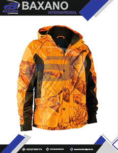 Vestes de chasse orange haute visibilité pour hommes, camouflage, respirantes, imperméables, coupe-vent, pour l'hiver, unisexes - Product Image 4