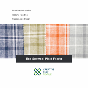 SWL-5E1742 Lana de mar reciclada PET/Poliéster=46/54 P/D Mezcla de lana de mar reciclada sostenible para camisería - Product Image 5