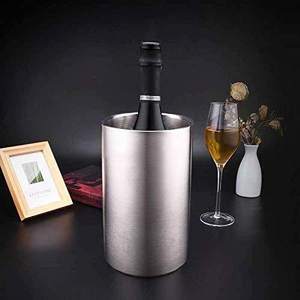 Enfriador de Vino de Acero Inoxidable de Doble Pared para Botellas Estándar y para Uso en Fiestas, Hecho en India, Precios de Fábrica - Product Image 4