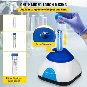 Agitatore Vortex da Laboratorio 3000 RPM, Mini Agitatore Vortex con Funzione Touch, Capacità 50ML, Orbita 6mm di Vortex - Product Image 4