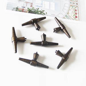 Poignées de meuble modernes en alliage de zinc, poignées de tiroir en T contemporaines pour commodes, chambres et salles de bain - Poignées de mobilier durables et faciles à installer - Product Image 1