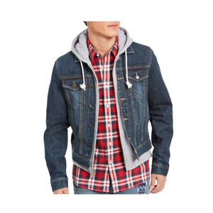 Custom Heavy Cotton <b>Denim</b> <b>Jackets</b> for Men High Quality Casual Winter Jeans in Best Material - Product Image 5