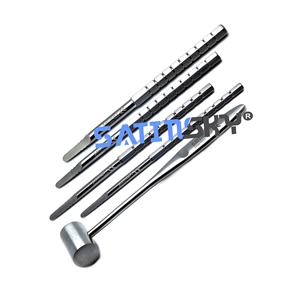 Cinceles Dentales con Martillo para Separar Huesos, Instrumentos Quirúrgicos Manuales de Acero Inoxidable para Extracción, Implantes Dentales de Alta Calidad - Product Image 1