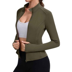 แจ็คเก็ตแทร็คสำหรับฤดูหนาว ผ้าโพลีเอสเตอร์ผสมสแปนเด็กซ์ ดีไซน์ทันสมัย มีกระเป๋าหน้า ทรงคลาสสิก ระบายอากาศได้ดี สำหรับผู้หญิง ลดราคาพิเศษ - Product Image 3