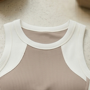 Sujetador deportivo acanalado de cuello alto para mujer con almohadillas extraíbles, ropa deportiva, sujetadores de yoga y fitness, sujetador de poliéster con espalda cruzada para entrenamiento de mujer - Product Image 5