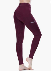 Pantalones de equitación para mujer, jodhpurs antideslizantes de silicona, jodhpurs de alta elasticidad para montar a caballo - Product Image 4