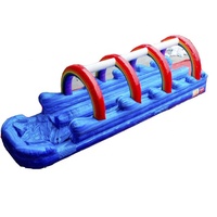 Château gonflable aquatique avec toboggan, parcours d'obstacles aquatiques, aire de jeux gonflable, toboggan aquatique gonflable