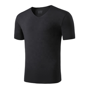 T-shirt Oversize à Épaules Tombantes 200 g/m² 100 % Coton Décontracté Imprimé Numérique Respirant Col Rond Fitness pour Hommes Vente en Gros - Product Image 3