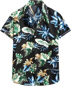 Nouvelle Collection Été – Chemises Hawaïennes Décontractées pour Hommes, 100% Polyester, Infroissables, Respirantes, à Boutons, Imprimées, Manches Courtes, Idéales pour la Plage et les Vacances (ODM) - Product Image 4