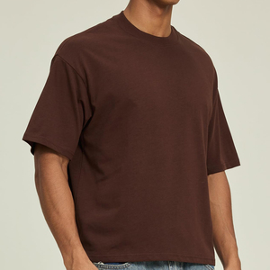 T-shirts amples pour adultes, prix de gros usine, vente en ligne, logo personnalisé imprimé, vêtements décontractés - Product Image 3