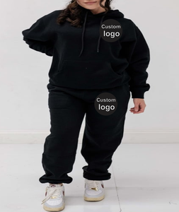 Survêtements en molleton épais de qualité supérieure avec strass pour l'hiver, style streetwear en tissu éponge pour jeunes femmes, personnalisables - Product Image 5