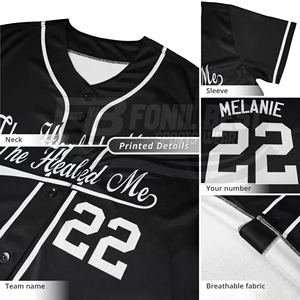 Maillot de baseball demi-boutonné et entièrement boutonné, grande taille, respirant, séchage rapide, 100 % polyester, équipement essentiel pour les équipes et les fans, pantalon flexible - Product Image 3