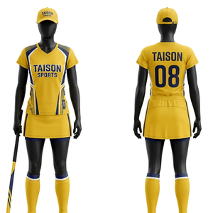 Uniforme de Hockey sobre Césped Premium de 180 GSM, Poliéster y Spandex, Azul Cielo con Panel Lateral Azul, Sublimación Personalizada - Product Image 6