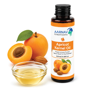 Aceite de Semilla de Albaricoque AARNAV 30ml, Prensado en Frío, Aceite Portador Natural para el Cuidado de la Piel, Certificado Halal, India AGE-CO-624 - Product Image 2
