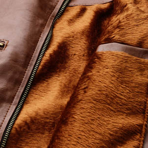 Veste en cuir pour homme, style hiver tendance, design unique, à capuche, patchwork de dessins animés, personnalisable, taille standard - Product Image 6