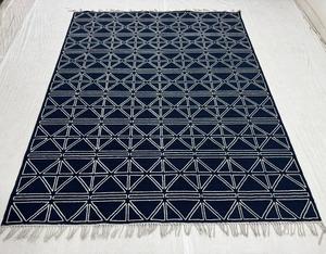 Alfombra Lavable de Poliéster Azul para Sala de Estar, Piso de Hogar, Precio Económico, Suministro Directo de Fábrica - Product Image 3