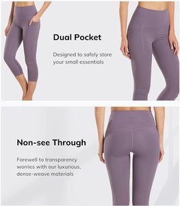 Leggings Hip Hop pour femmes personnalisables Geo Brothers Co, taille haute, poches double face, respirants, antibactériens, 220g - Product Image 1