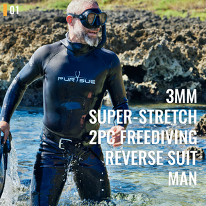 Traje de Buceo Invertido Aropec de 2 Piezas, Neopreno Superelástico con Cola de Mapache y Construcción GBS, Personalizado para Pesca Submarina - Product Image 2