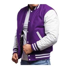Chaqueta de Suéter Varsity Personalizada de Primera Calidad para Hombre con Bordado, Colección de Invierno al por Mayor - Product Image 4