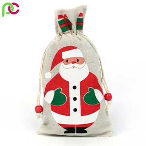 Sac à cordon en tissu de coton biologique, 50 pièces, Logo personnalisé, taille personnalisée, anti-poussière à cordon - Product Image 5