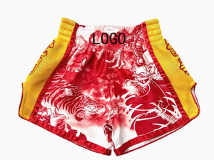 กางเกงออกกำลังกาย MMA สำหรับผู้ชาย กางเกงออกกำลังกายเอวยางยืดระบายอากาศได้ดี - Product Image 6