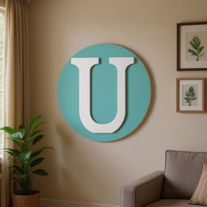 Lettera decorativa Ilan U 11 cm per decorazioni domestiche - Product Image 3