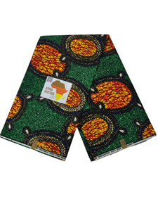 Nouveauté 2026 Tissu en toile respirant Super Cihigavy Wax à imprimé wax africain authentique géométrique 120 GSM de poids moyen pour vêtements de mariage - Product Image 6