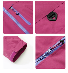 Chaqueta de Montañismo Impermeable y Cortavientos para Hombre y Mujer, Estilo Pareja, con Logotipo Personalizado Bordado, Precio de Fábrica de Bangladesh y China - Product Image 6