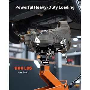 Adattatore per Sollevatore a Forbice in Acciaio Rinforzato, Capacità di Carico 500 kg / 0,5 Tonnellate per Sollevamento Trasmissione Camion e Veicoli Automobilistici - Product Image 5
