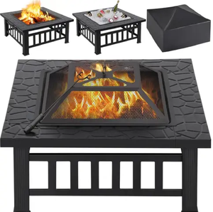 Incinérateur de jardin en bronze avec couvercle en forme de cheminée, disponible à prix de gros. - Product Image 3