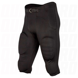 Mens White <b>Padded</b> American Football Pants Mesh Breathable Elastic Waist Fitted Athletic Practice Game Performance Sportswear - Product Image 5