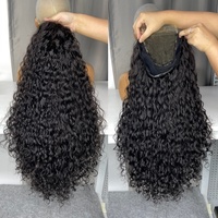 Perruque brésilienne naturelle de qualité supérieure, perruque frontale en dentelle 13x4, densité 200%, pré-épilée, ondulée, pour femmes noires