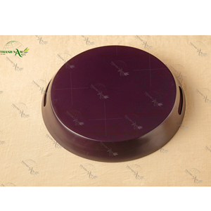 Bandeja decorativa de bambú hilado ecológica ligera hecha en Vietnam para cocina casera - Product Image 3