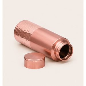 Wholesale Premium Eco-friendly Indian Copper <b>Water</b> <b>Bottle</b> with Hammered Base Direct Factory Price for <b>Bulk</b> Orders - Product Image 2