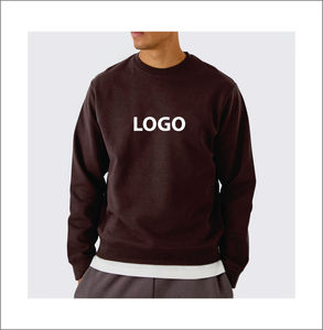 Sudadera de Forro Polar Oversize para Hombre, 100% Algodón, con Logotipo Bordado Personalizado, Estilo Urbano, Cómoda, Tendencia de Invierno - Product Image 4