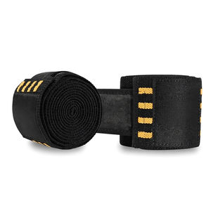 Rodilleras Delgadas de Spandex y Nailon de Calidad Premium con Cierre de Gancho y Bucle para Protección Profesional en Levantamiento de Pesas y Sentadillas (Par) - Product Image 3