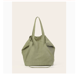 Minimalist Linen Canvas Tote <b>Bag</b> <b>Slouchy</b> Hobo <b>Shoulder</b> <b>Bag</b> with Large Capacity and Magnetic Snap Closure for Women - Product Image 3