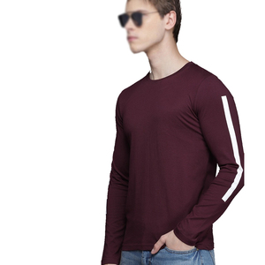 New Arrivals <b>Men's</b> T-<b>shirts</b> Manufacturer <b>Long</b> <b>Sleeves</b> Anti-Wrinkle Hot Selling 100% Cotton Casual <b>Men's</b> Clothing <b>Men's</b> T-<b>shirts</b> - Product Image 3