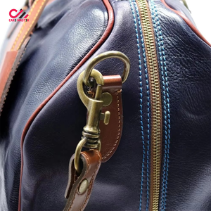Best Selling High Quality <b>Leather</b> Duffel Bags for Men <b>Large</b> Size Multi Pockets Top Handle Bags Carry on Luggage Traveling Bags - Product Image 5