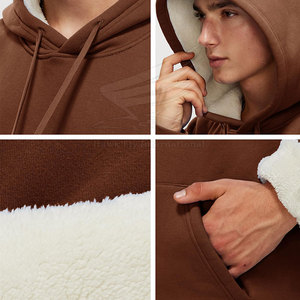 Sudaderas con Capucha Extra Grandes de Invierno, Color Personalizado, Alta Calidad, 100% Algodón Felpa, Logotipo Personalizado para Venta en Línea - Product Image 5