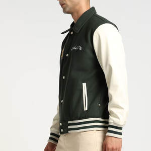 Nouvelle Arrivée Vêtements Décontractés Urbains Blouson de Baseball Léger pour Homme Meilleur Style Prix Bas Blouson Letterman pour Homme - Product Image 2
